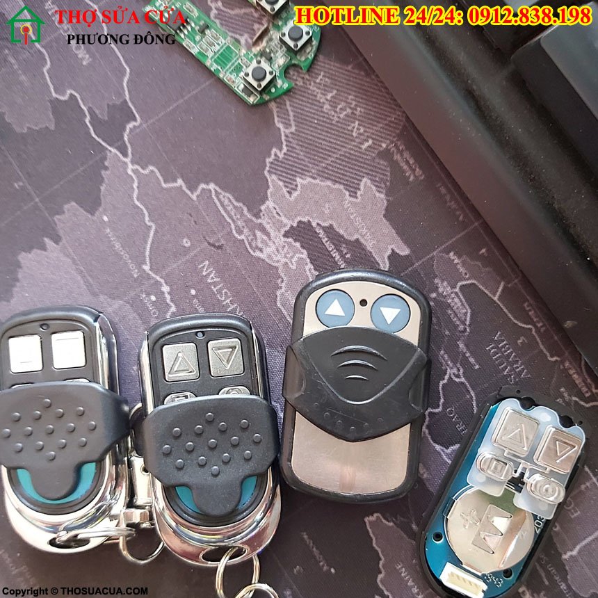 Làm Lại Remote Cửa Cuốn Bị Mất Hết Tại Nhà Nha Trang – Cài Mã Nhảy An Toàn